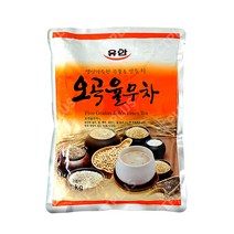 유안 오곡율무차 1kg X6개/자판기용 곡물차 분말