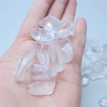 천연 원석 투명 대형 자갈 화이트크리스탈 백수정 100g 200g 힐링 명상 차크라