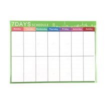 주간 자석 플래너 부착형 스케쥴러 스케쥴 메모보드, 그린