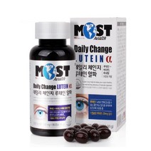 건강관리 모스트 데일리체인지 루테인알파180캡슐 눈건강 눈에좋은 마리골드꽃 추출물(843546)