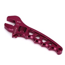 egr 밸브 WLR RACING - Adjustable AN 3 4 6 8 10 12 알루미늄 렌치 호스 피팅 공구 스패너 AN3-AN12 WLR-S, 빨간