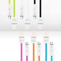 [KT알파쇼핑]칼론 FASHION OTG DOUBLE USB 충전데이터 5핀 케이블, 칼론 FASHION OTG DOUBLE USB 케이블 오렌지