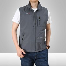 cs mall 남성 봄 가을 빅사이즈 등산 조끼 LZ17701