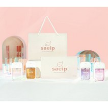 Saeip 휴대용 손소독제 스프레이 미니 뿌리는 세니타이저 식약처인증, 4종세트(선물케이스+쇼핑팩)