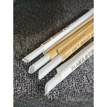 실리콘 빨대 친화적 일회용 대형 환경 두꺼운 밀크티, 크래프트 종이 19 x 1.2 cm 두께 튜브 2000