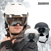 브렌스 스키 스노우보드 고글 헬멧 V-02G, 블랙 L