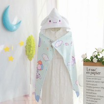 산리오 캐릭터 전신 타월 수영장 해변 목욕 비치 가운 마이멜로디 시나모롤 헬로키티 포차코, 05.시나모롤