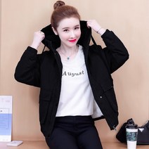 키 작은 카고 패딩 겨울 쇼트 기모 두꺼운 코트 롱패딩 여성바람막이점퍼 자켓 경량패딩 여성겨울점퍼