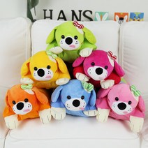 리본 아동 베개커버, 블루(솜포함)