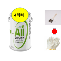순앤수 올커버 4리터 젯소없이 사용 가능한 만능 수성페인트 조색/화이트-벽지 베란다 방문 철재 목재, 무광, 조색(메송메세지란에 입력), 1개