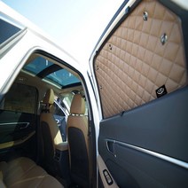 싼타페DM 차박커튼 차량용 창문 가리개 그늘막 베이지