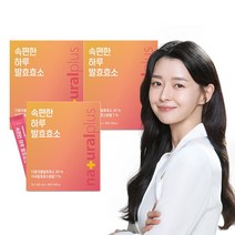 내츄럴플러스 속편한 하루 곡물 발효효소 30포 / 정제효소NO 아밀라아제 유산균, 3박스