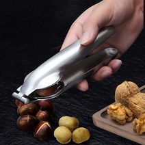 밤나무 가위를 여는 밤나무 유물 밤나무 껍질 벗기기 밤 따개 껍질 벗기기 생 밤 클립, 실버