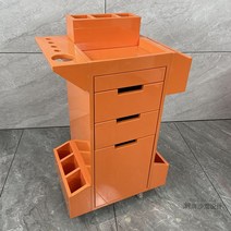 미용실 트레이 츄레이 작업대 바버샵 도구원목 카트 공구함 전용 공구차 오렌지, 03. 주황색, 01. 공식 규격, 01. 1x1x1cm