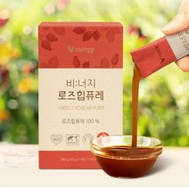 로즈힙 퓨레 원액 액상 차 스틱 주스 먹는법 효능, 20g, 14개