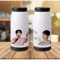 이찬원굿즈 이찬원 커스텀 포토 텀블러(신상) 지인선물 효도선물, 핑크