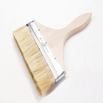 원목 페인트붓 특대형 도배 넙적붓 니스칠 인테리어, 원목붓_특대형