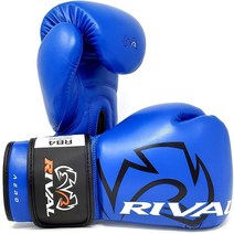 RIVAL Boxing RB4 Econo 백 장갑 후크 앤 루프 클로저 - 내구성과 성능을 높이기 위한 합성 PU 외부 쉘 657913, Blue_X-Small