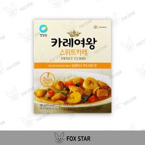 청정원 카레여왕 스위트카레, 180g, 1개