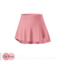 발레 홀 색 댄스 드레스 여성 레오타드 스커트 사이드 스플릿 연습 리나 타이즈, sm 핏 155-165cm, DK 핑크