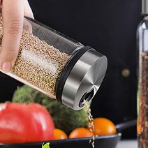 스텐 뚜겅 유리 양념통 조미료통 3타입 노즐, 300ml