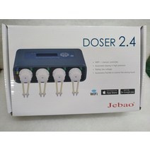 Jebao 적정 펌프 멀티 헤드 wifi 자동 수동 정밀 수족관 산호 피더 도저 3.13.42.4 dp-2344m dp-3s4s, 도저2.4, EU 어댑터 플러그