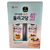 큐원 트루스위트 40% 식이섬유 풍부 올리고당 1.2kg 2개입