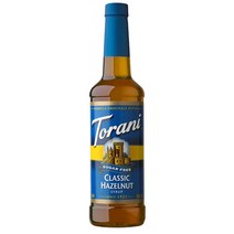 토라니 무설탕 클랙식 헤이즐넛 시럽 750 mL Torani Sugar-Free Classic Hazelnut Syrup 0, 1팩