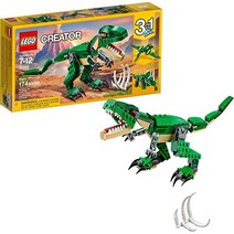 Creator Mighty Dinosaurs 31058 직접 조립 공룡 세트 익룡 트리케라톱스 T 렉스 장난감 만들기(174개)