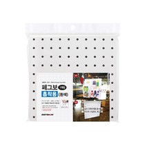 페그보252(흡착용/흰색) 0356 타공판 252x252x15 (mm) 타공판 1개입 흡착판 4개입, 2개
