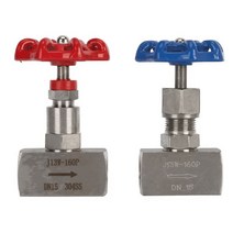 니들 밸브 벨브 BSP 암나사 304 스테인리스 스틸 탄소강 파이프 피팅 고압 차단 1/4 3/8 1/2 3/4 1, BSP1_3_Stainless Steel