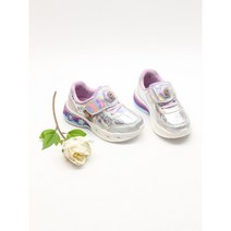 롯데슈즈 여아운동화 겨울왕국 실버 라이언 라이팅 운동화