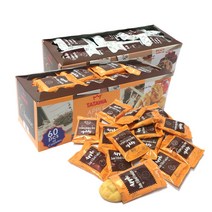 타타와 초코_애플_파인애플 쿠키 60개입 1+1_총120개, 초코+애플, 120개