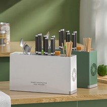 칼 도마 수저 살균기 살균 수저통 정리함 보관함, 그린 (멸균 된 젓가락 통)