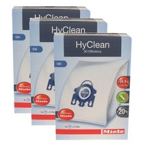 밀레 청소기 먼지봉투 G/N HyClean 3D 3팩 먼지통 필터 뚜껑 교체 대용량 코스트코