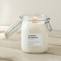 뒤나미스 1000ml 대용량 소이 캔들 우드 심지, 17. 체리블러썸