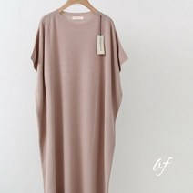 it 제이니 루즈핏 가오리 홀가먼트원피스 / 봄 여름 홀가먼트 니트 원피스 화이트 베이지 소라 퍼플 블랙