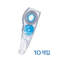 플러스 PLUS 수정테이프 본체 리필 WH-605D WH-605R 10개입, 블루 리필 (WH605R)