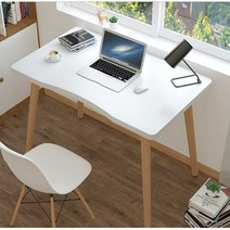 흰책상 책상겸테이블 사이드 원목 독서 보조 간이 작은 소형 미니 옆 1인 거실 멀티 노트북 조립식 고등학생 화이트 원룸 슬림 책상 테이블, 베이지