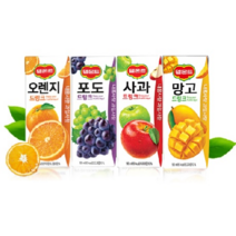 델몬트 드링크 190ml (망고x24팩) + (포도x24팩), 48팩