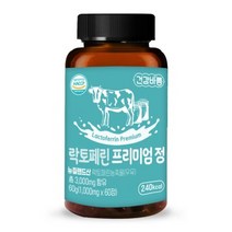 건강바름 락토페린 프리미엄 정 1000mgx360정 락토페닌, 60정, 6개