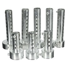 오토바이 범용 탈착식 길이 머플러 배플 소음기 60, 긴형 45mm