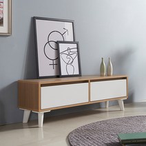 수디자인가구 도도 1000 서랍형 TV거실장 티비다이 미니장식장 TV장/거실장, 오크화이트
