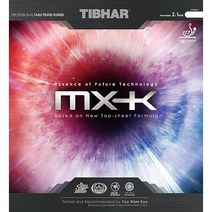 티바 MX-K 탁구 러버 47.5도, 적색