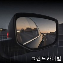 사이드미러 그랜드카니발 방수필름 발수코팅 빗물 김서림방지 백미러 친수 맞춤형 2매, 필름100x150