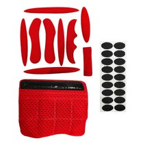 shangren 11x 충돌 방지 헬멧 패딩 헬멧 스폰지 교체 폼 패드, 라이닝 스폰지, 복합, 레드