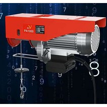 220v 소형원치 전동윈치 호이스트 미니크레인 무선, 500-1000kg 20미터