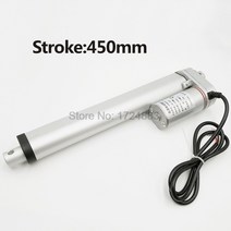 엑추에이터 전기 선형 액추에이터 12v24v dc 모터 450mm 스트로크 선형 모션 컨트롤러 100200300500750800900110013001500n, 12v 200n 45mm 초