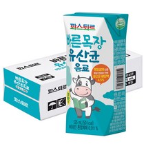 파스퇴르 파스퇴르 바른목장 유산균 음료, 125ml, 48개