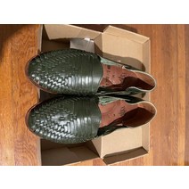 Esprit huarache 남성용 샌들 사이즈 11 가죽 클로즈 힐 포레스트 그린